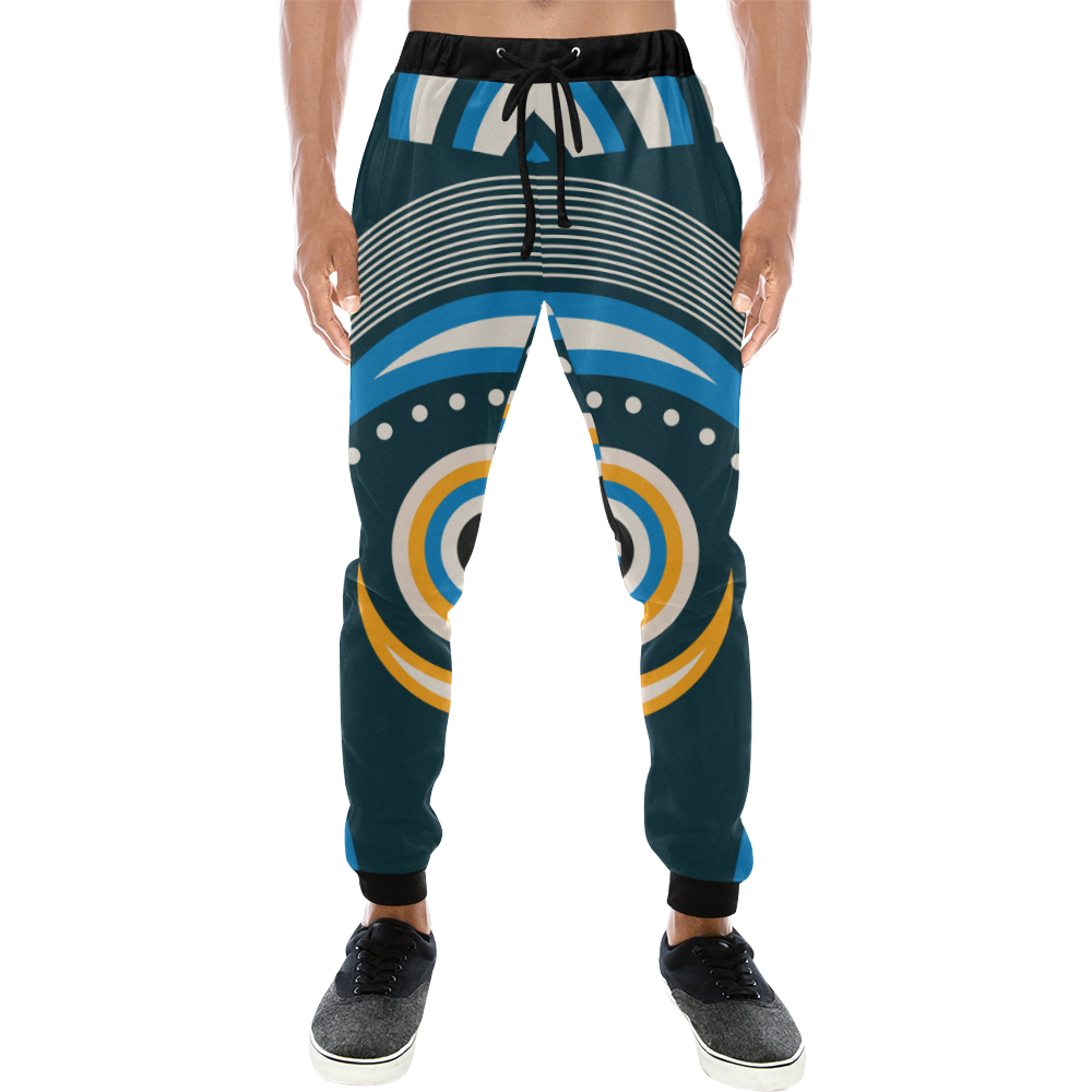 lulua tribal Men's All Over Print Sweatpants (Model L11)