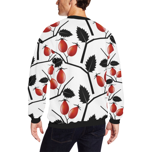 16rb Men's Oversized Fleece Crew Sweatshirt (Model H18)