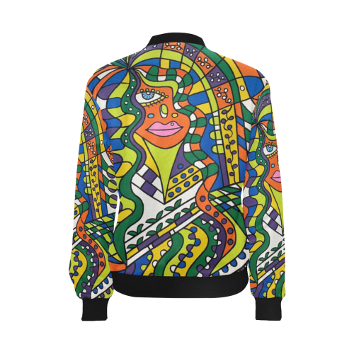 Enchantment All Over Print Bomber Jacket for Women (Model H36)