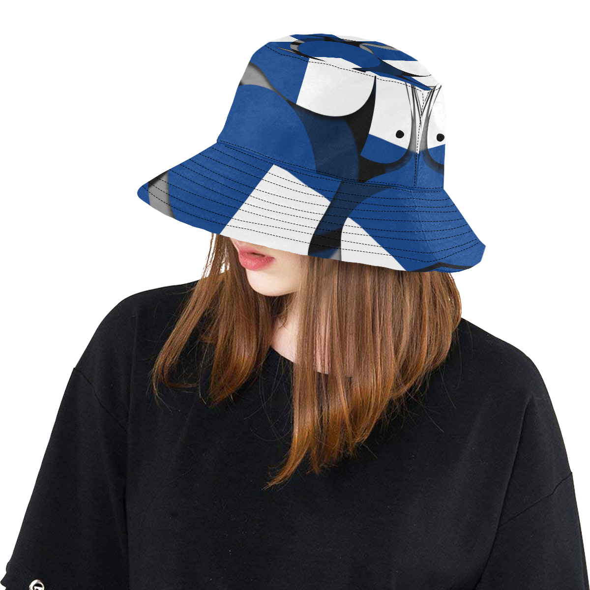 The Flag of Finland All Over Print Bucket Hat