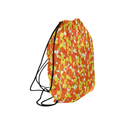 Halloween Candy Corn Large Drawstring Bag Model 1604 (Twin Sides)  16.5"(W) * 19.3"(H)