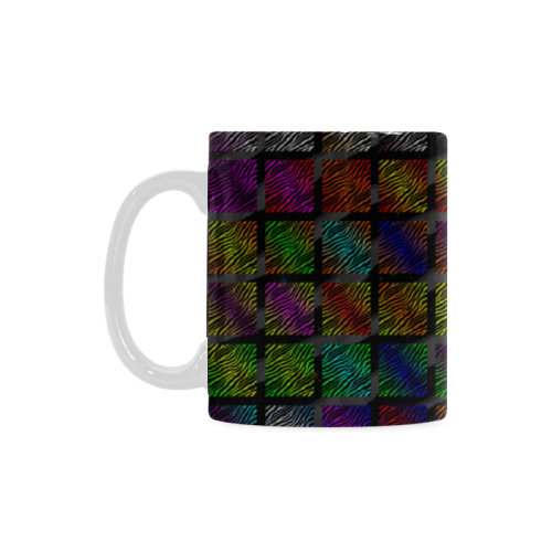 Ripped SpaceTime Stripes Collection White Mug(11OZ)