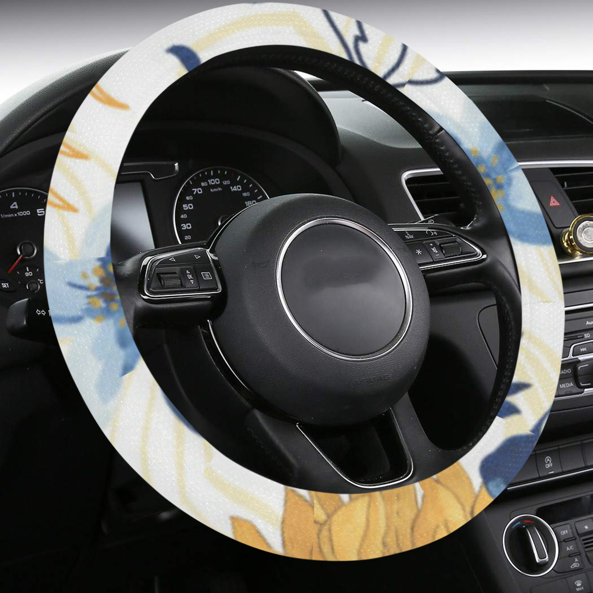 Anne Steering Wheel Cover with Anti-Slip Insert