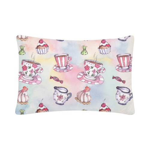 Coffee and sweeets Custom Pillow Case 20"x 30" (One Side) (Set of 2)