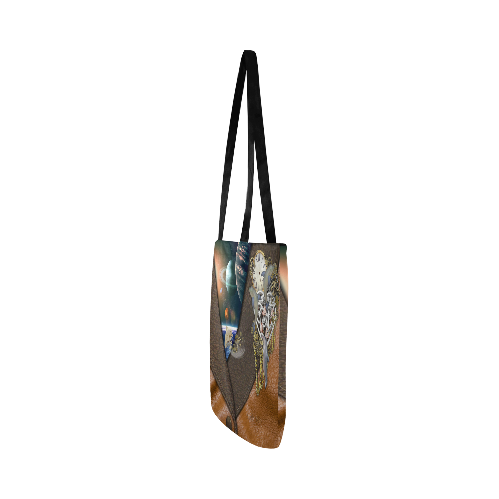 our dimension of Time Reusable Shopping Bag Model 1660 (Two sides)