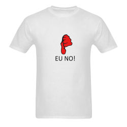 EU NO Men's T-Shirt in USA Size (Two Sides Printing)