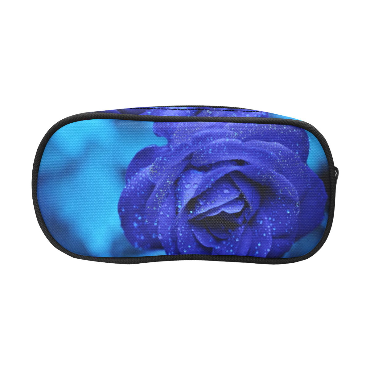 Blue rose Pencil Pouch/Large (Model 1680)