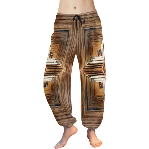 Emblem Women's All Over Print Harem Pants (Model L18)