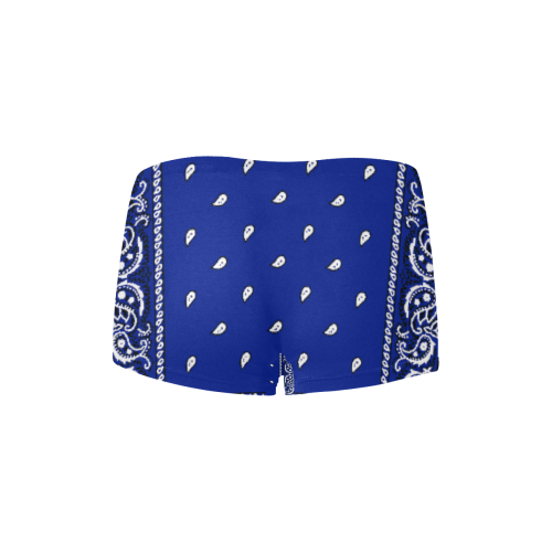 KERCHIEF PATTERN BLUE Women's All Over Print Boyshort Panties (Model L31)