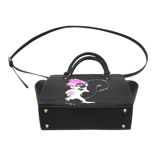 Punk Skunk Bride Black Classic Shoulder Handbag (Model 1653)