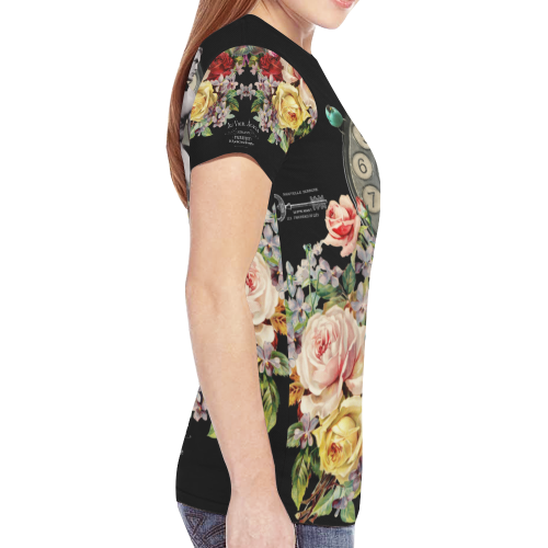 Nuit des Roses Revisited for Him New All Over Print T-shirt for Women (Model T45)