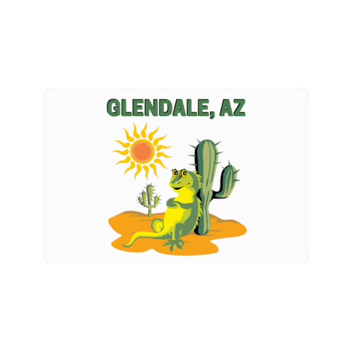 Glendale, Arizona Doormat 24"x16"