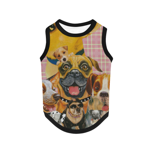 Dogs are Fun Dog Tshirt All Over Print Pet Tank Top