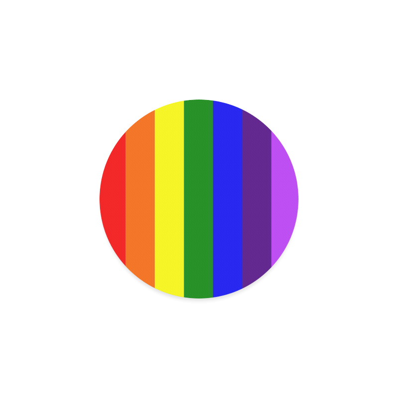 Rainbow Flag (Gay Pride - LGBTQIA+) Round Coaster