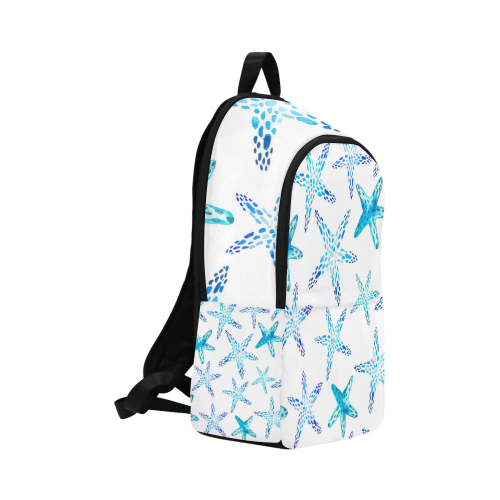 Watercolor Sealife Pattern Fabric Backpack for Adult (Model 1659)