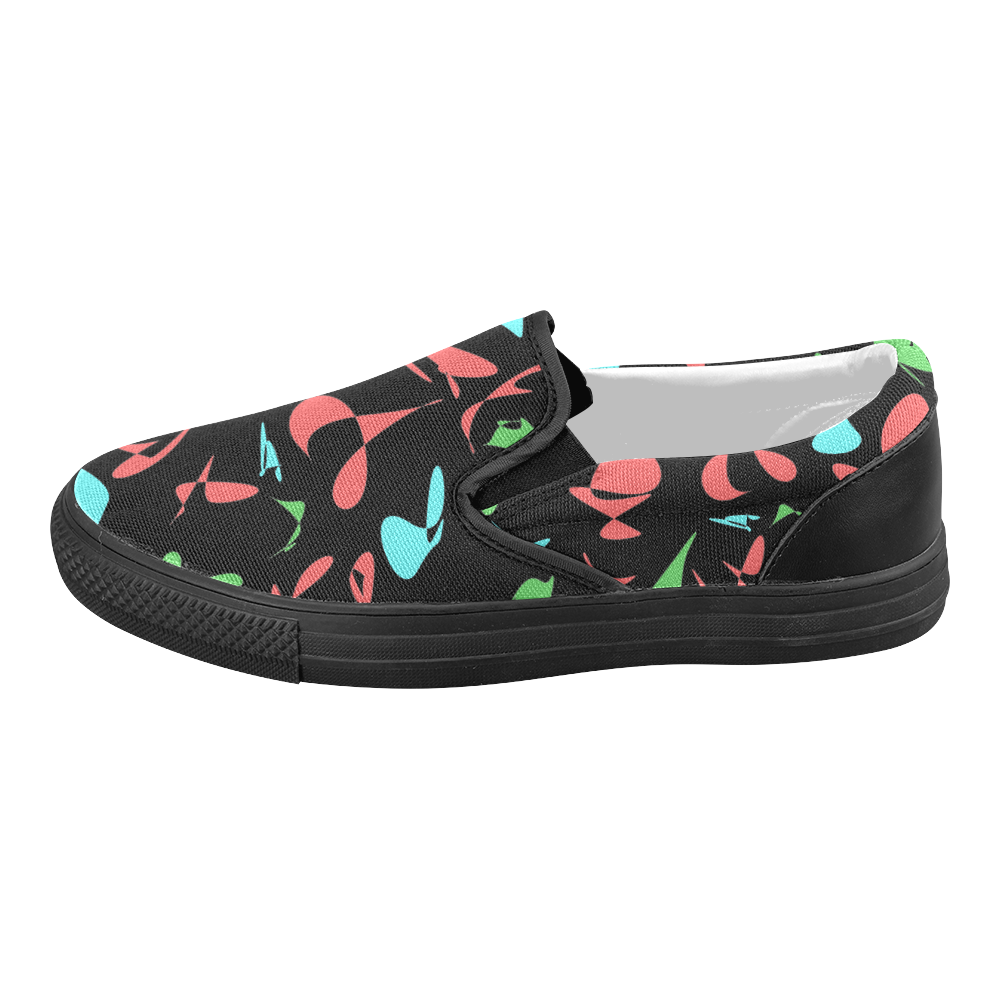 zappwaits holiday 6 Women's Slip-on Canvas Shoes (Model 019)