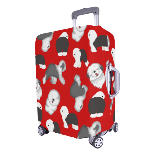 Multi Sheepies Luggage Cover/Large 26"-28"