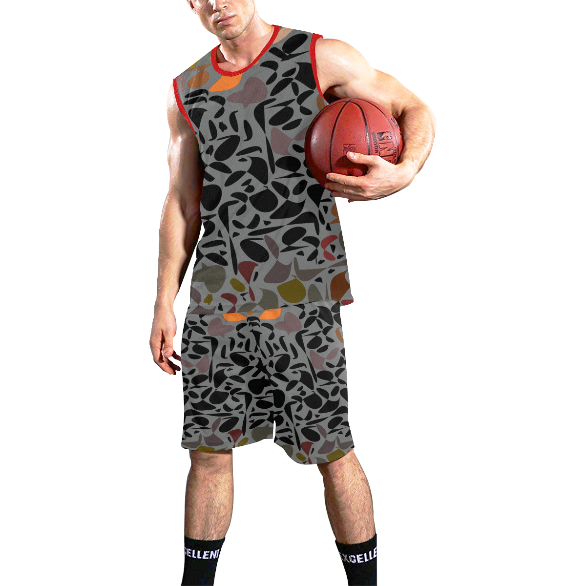zappwaits Z7 All Over Print Basketball Uniform