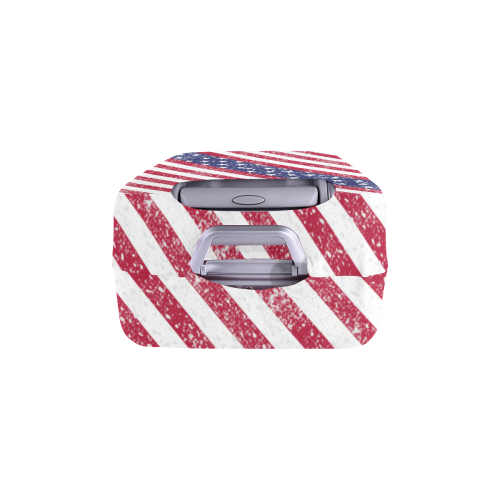 American Flag Distressed Luggage Cover/Large 26"-28"