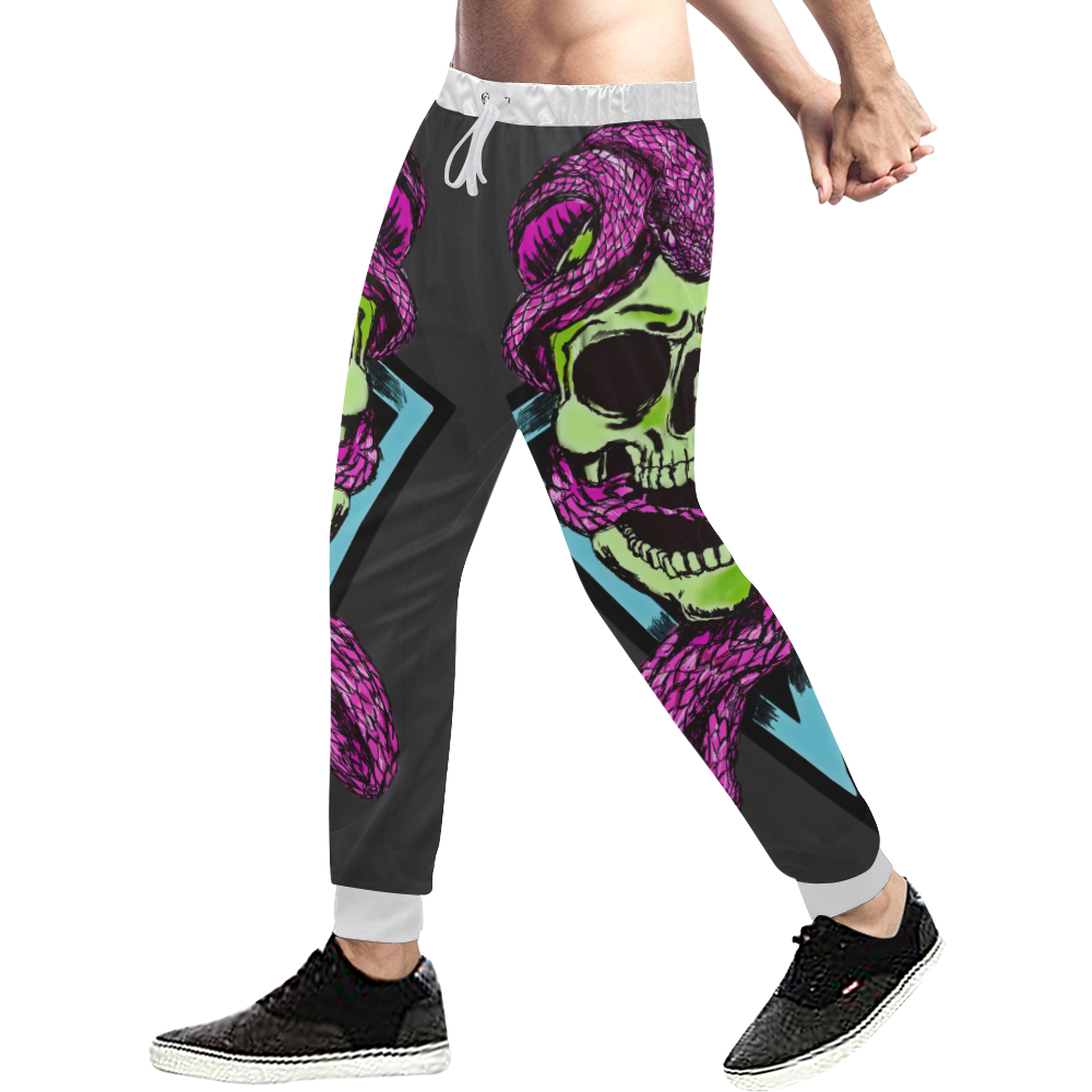 Viperwave pants Men's All Over Print Sweatpants (Model L11)
