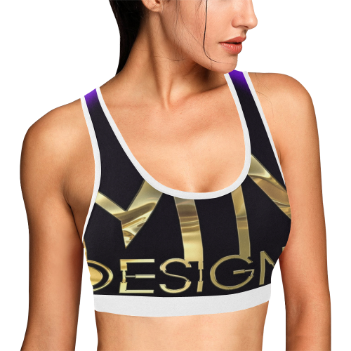MN Designz Sports Bra Women's All Over Print Sports Bra (Model T52)