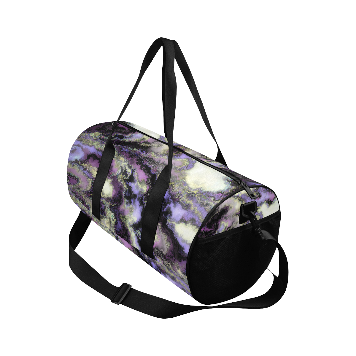 Purple marble Duffle Bag (Model 1679)