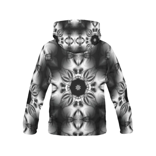 Lilith Lotus Flower Leather All Over Print Hoodie for Men/Large Size (USA Size) (Model H13)