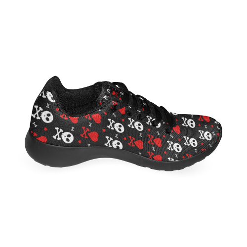 Skull Hearts Kid's Running Shoes (Model 020)