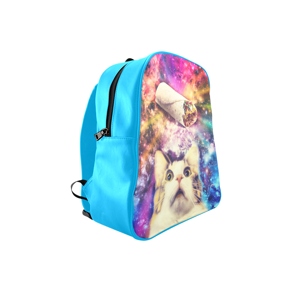 Burrito Cat Kids School Backpack (Model 1601)(Small)