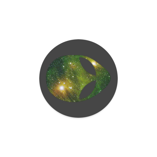 Cosmic Alien - Galaxy - Stars Round Coaster