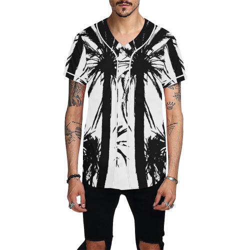 Palmlove All Over Print Baseball Jersey for Men (Model T50)