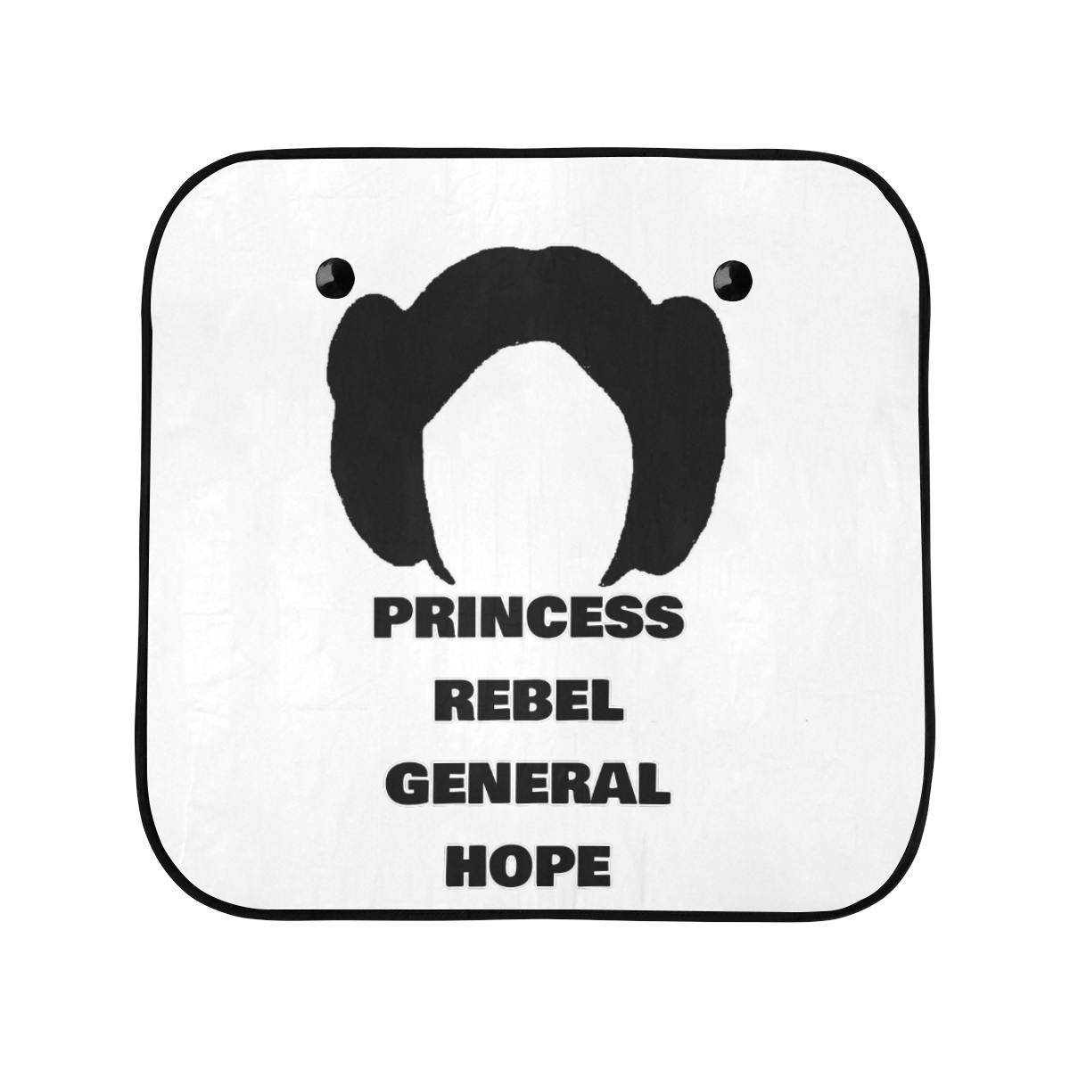 Leia - Rebel, Princess, General & Hope Car Sun Shade 28"x28"x2pcs