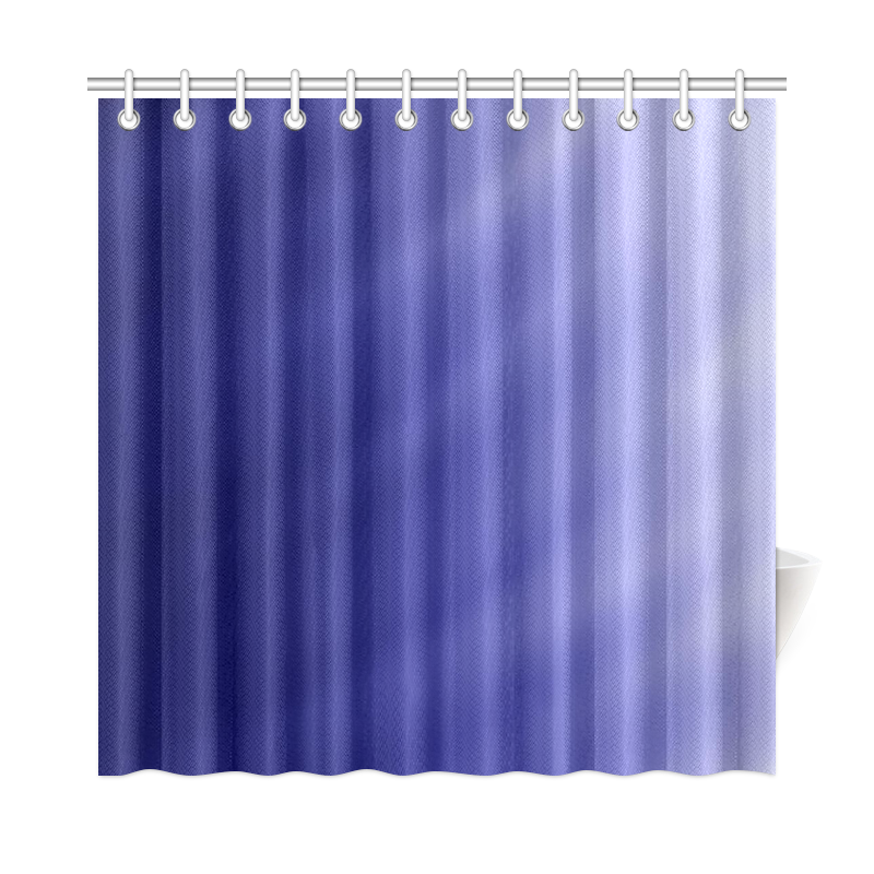 Blue silver fade Shower Curtain 72"x72"