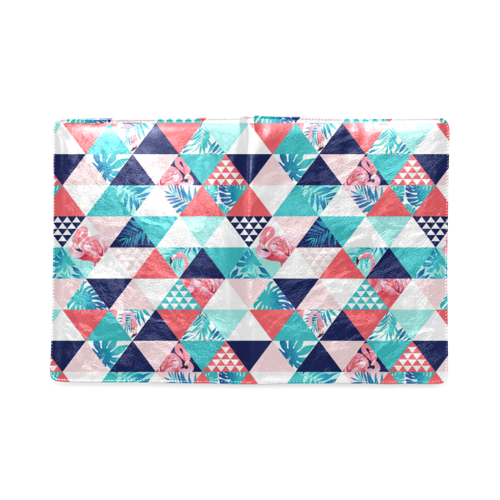 Flamingo Triangle Pattern Custom NoteBook B5