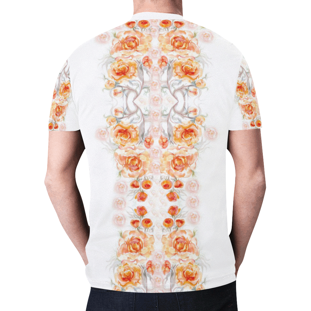 flower harmony New All Over Print T-shirt for Men/Large Size (Model T45)