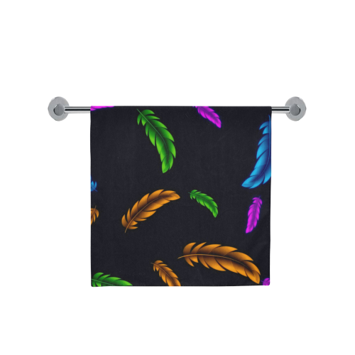 Neon Feathers Bath Towel 30"x56"