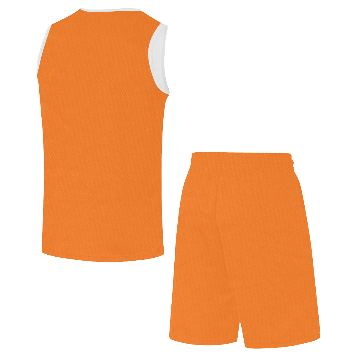 color pumpkin All Over Print Basketball Uniform