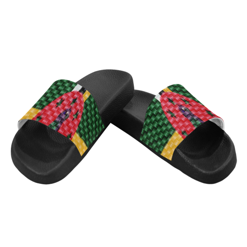 DOMINICA FLAG Women's Slide Sandals (Model 057)