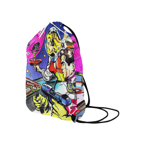 Battle in Space 2 Large Drawstring Bag Model 1604 (Twin Sides)  16.5"(W) * 19.3"(H)
