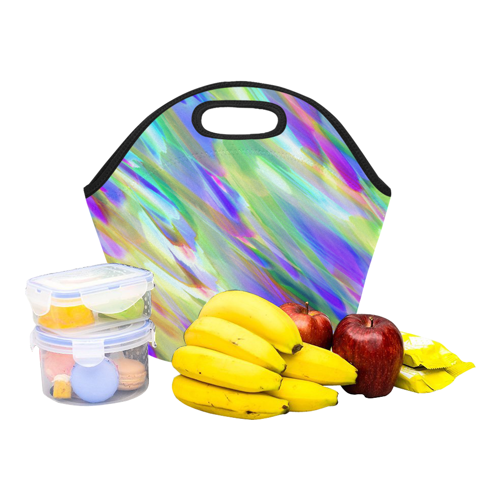 Colorful digital art splashing G401 Neoprene Lunch Bag/Small (Model 1669)