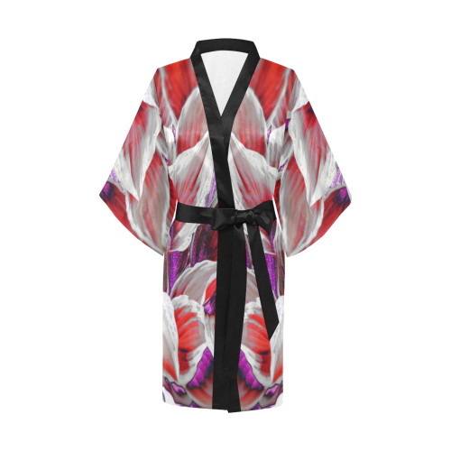 leafs_abstract 18 Kimono Robe