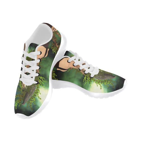 Beautiful fairy in the night Women's Running Shoes/Large Size (Model 020)