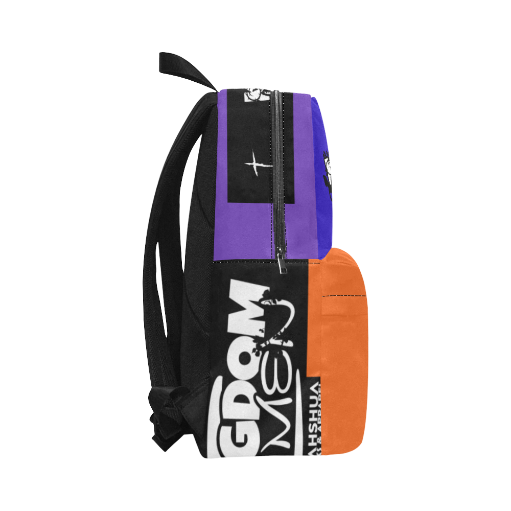 Orange/Purple/Blue Unisex Classic Backpack (Model 1673)