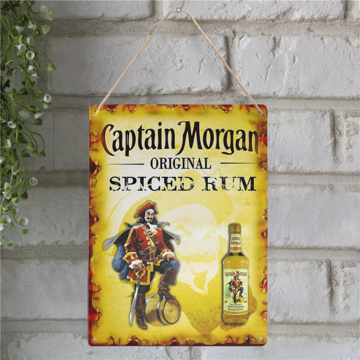 CAPTAIN-MORGAN Metal Tin Sign 12"x16"