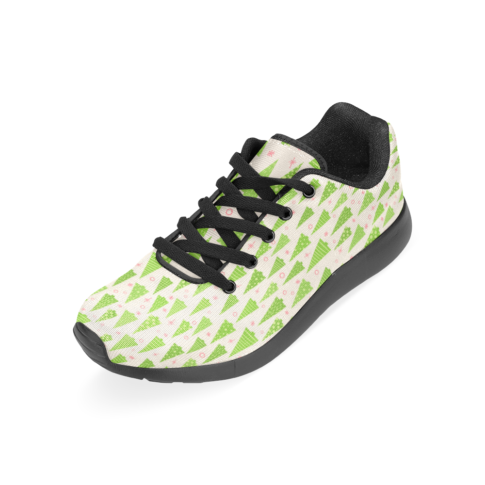 Christmas Trees Forest Women’s Running Shoes (Model 020)