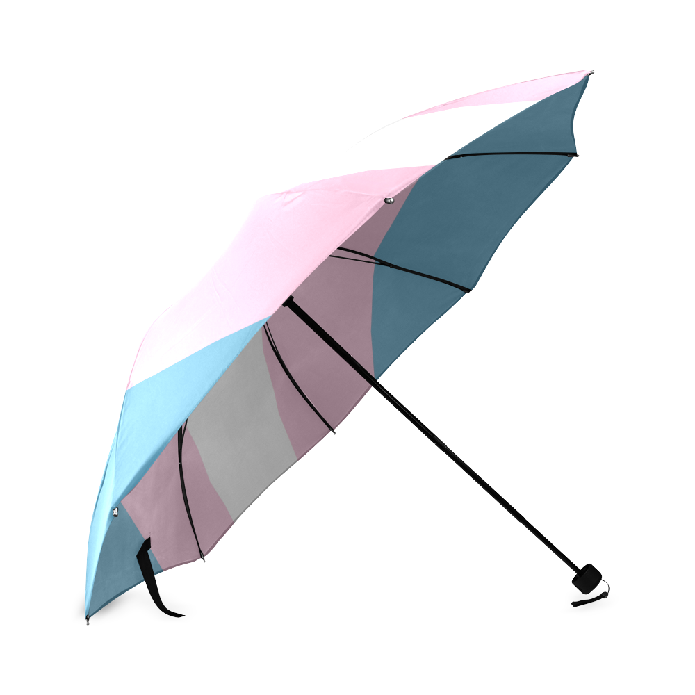 Transgender Flag Foldable Umbrella (Model U01)