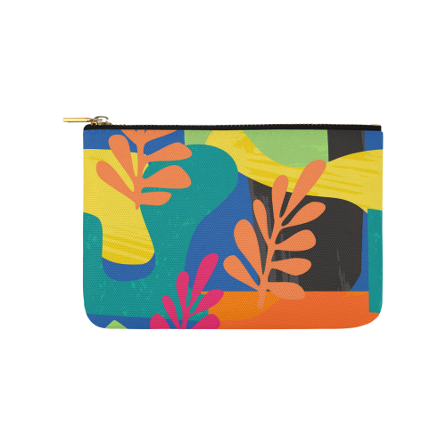Abstract Nature Pattern Carry-All Pouch 9.5''x6''
