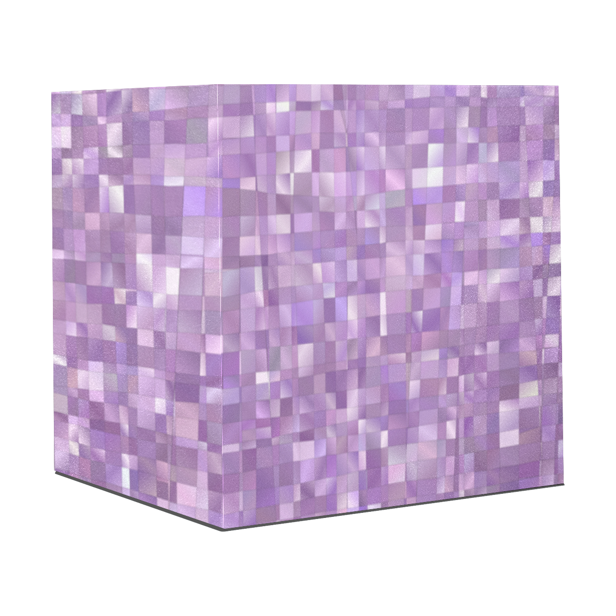 Violet, Purple Pearl Mosaic Glitch Gift Wrapping Paper 58"x 23" (1 Roll)