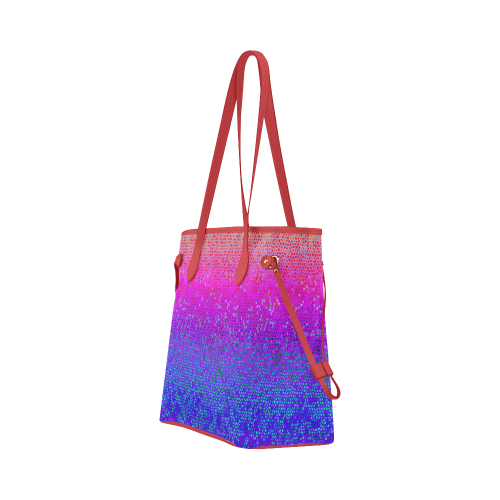 Glitter Star Dust G248 Clover Canvas Tote Bag (Model 1661)