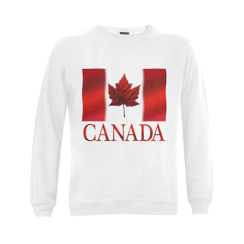 Canada Flag Sweatshirts Canada Souvenir Shirts Gildan Crewneck Sweatshirt(NEW) (Model H01)
